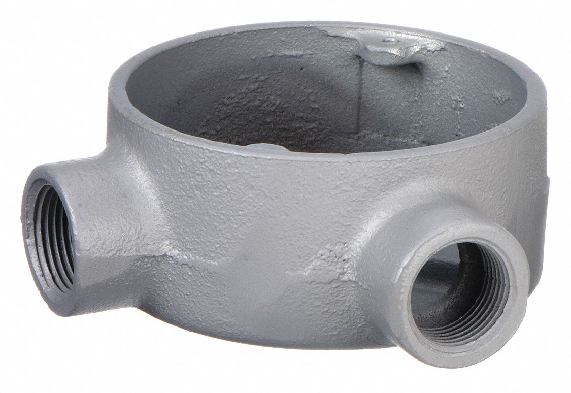 Conduit Outlet Body, Iron, L