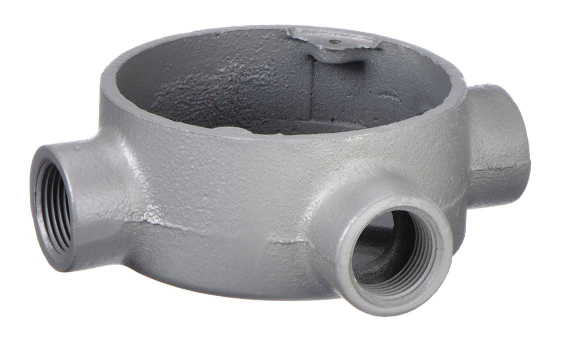 Conduit Outlet Body, T, 1/2 In.