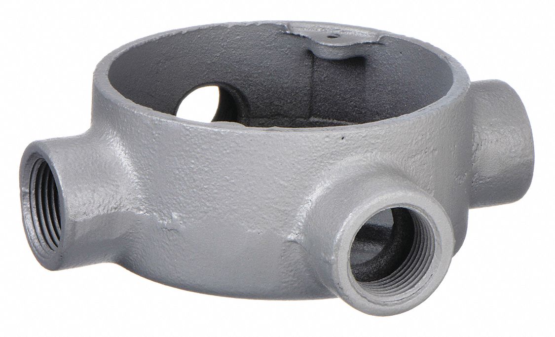 Conduit Outlet Body, Iron, X, 3/4 In.