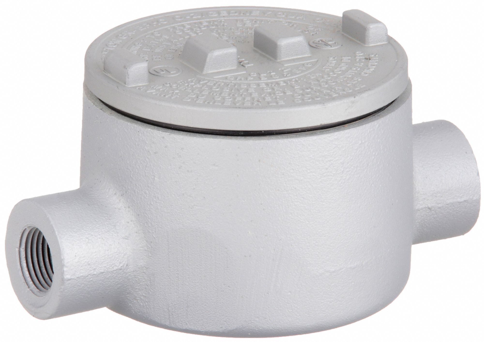 Conduit Outlet Body: Iron, GR, 1 1/4 in Trade Size, C Body, 31 cu in Body Capacity