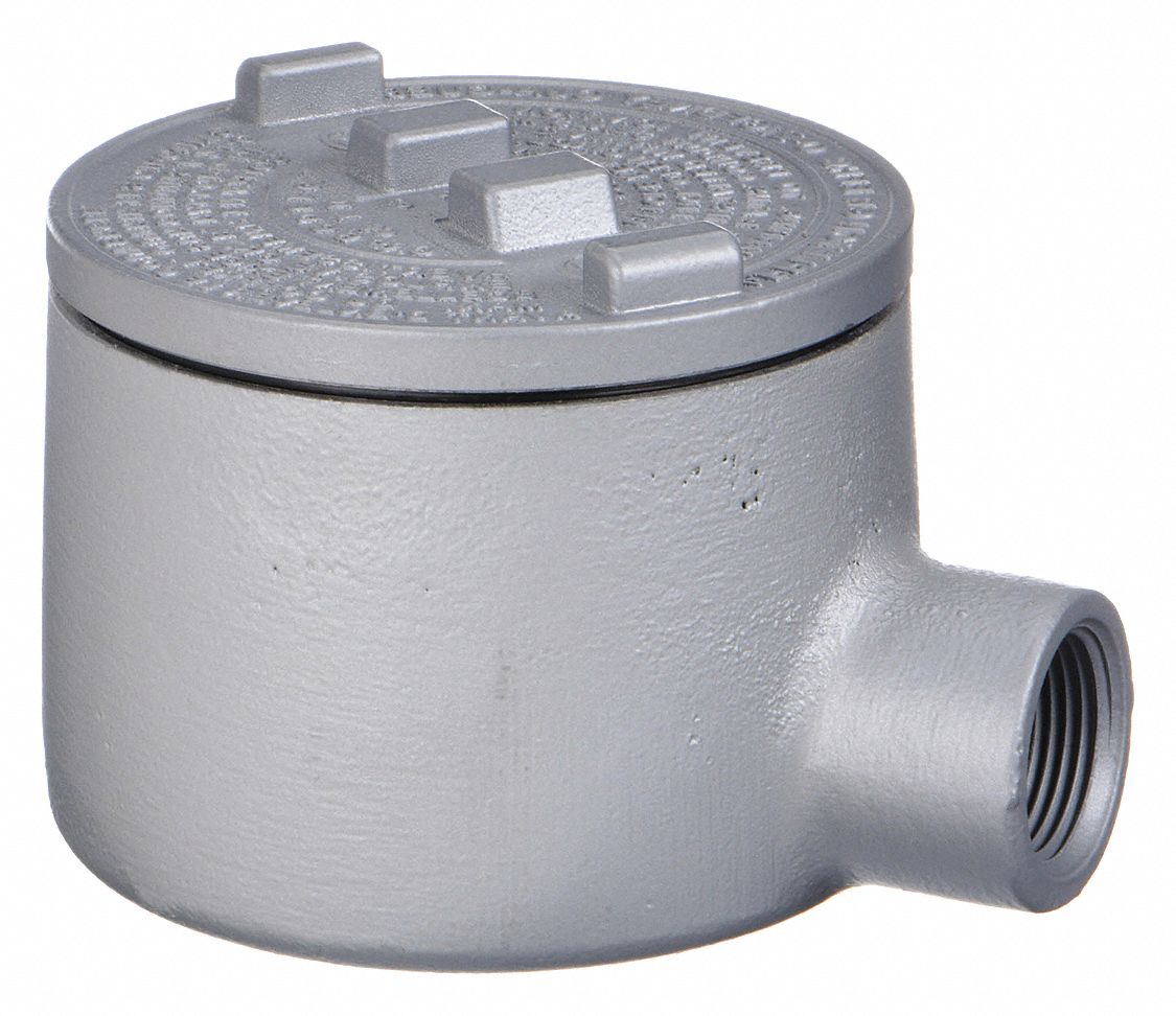 Aluminum, Powder Coated, Conduit Outlet Body 6RUW7GRE125A Grainger