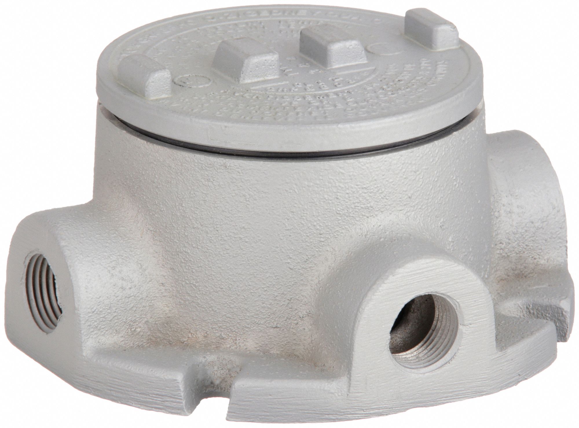 Conduit Outlet Body: Aluminum, GRF, 1/2 in Trade Size, X Body, 18 cu in Body Capacity