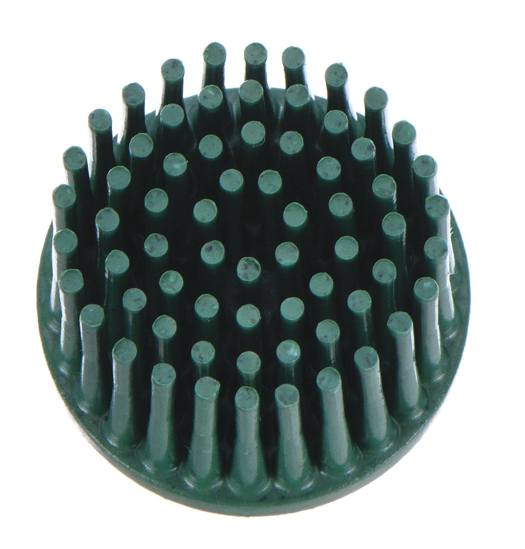 BRISTLE DISC, 1 IN BRUSH DIAMETER, TR, CERAMIC, P50 GRIT