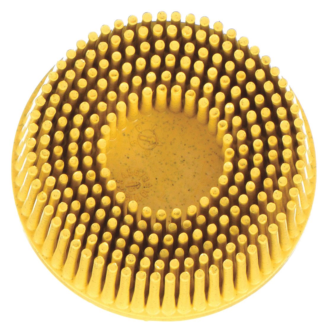 TAPERED BRISTLE DISC, 2 IN BRUSH DIAMETER, TR, CERAMIC, P80 GRIT