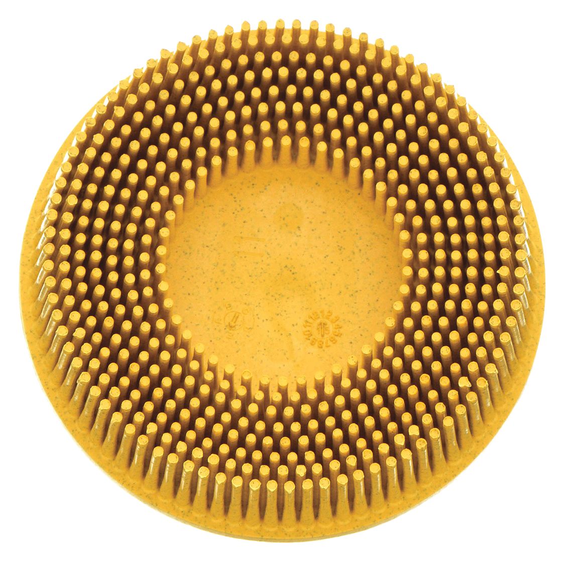 TAPERED BRISTLE DISC, 3 IN BRUSH DIAMETER, TR, CERAMIC, P80 GRIT
