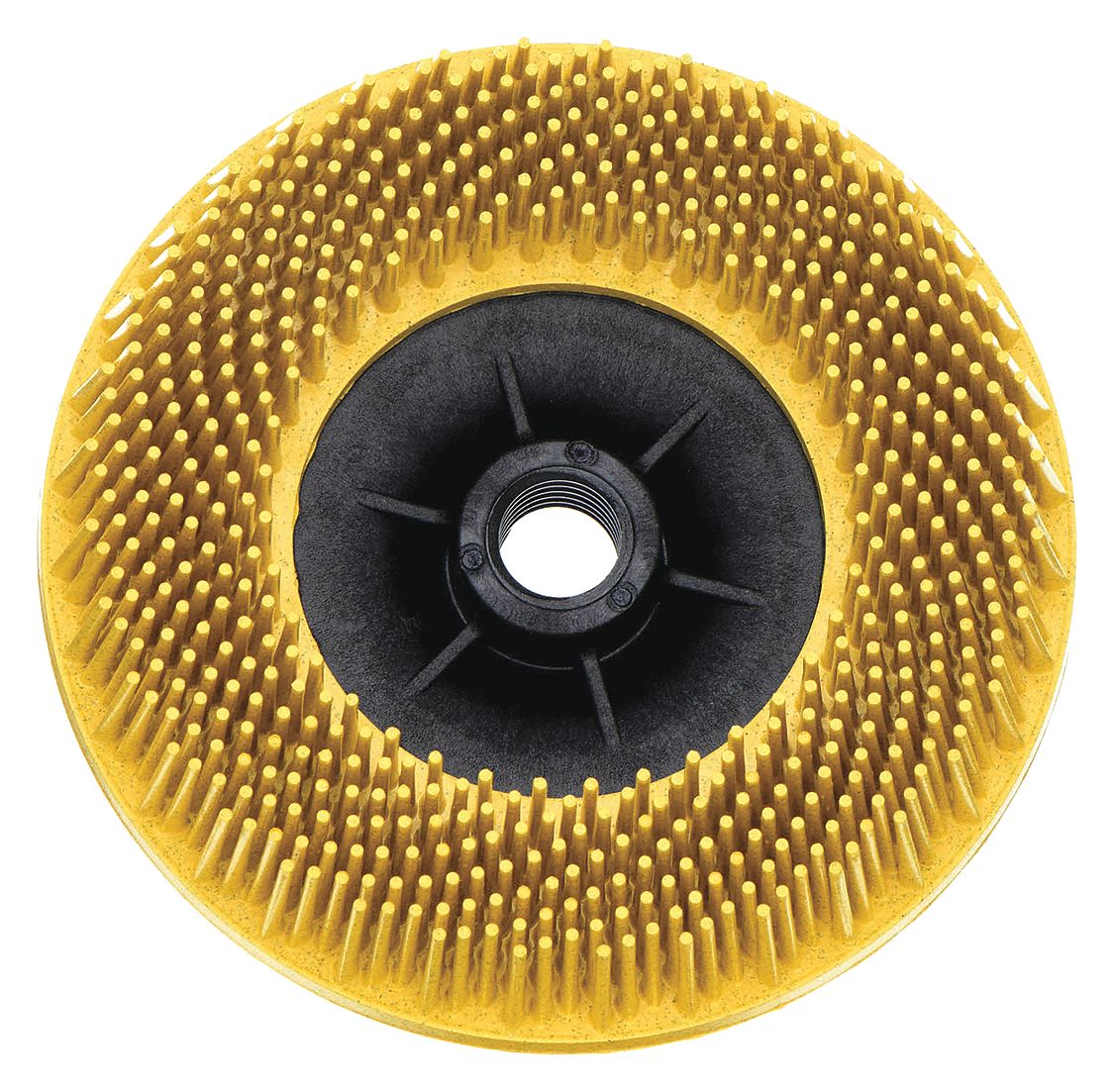 SCOTCHBRITE, 4 1/2 in Brush Dia, 5/8"11 Arbor, Bristle Disc 6RX9761500139029 Grainger