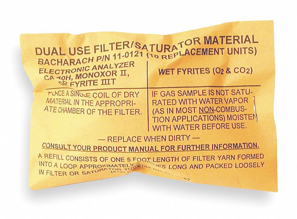 BACHARACH Moisture Absorbent Material 10 Pack Qty, For Mfr. No. 19