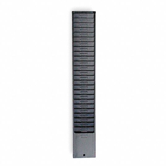 AMANO Time Card Rack, 53/4 in Pocket Size, Capacity 25 Time Cards