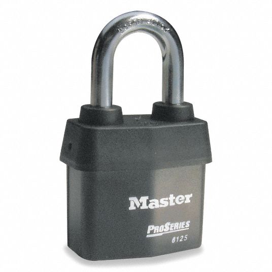 MASTER LOCK Different-Keyed Padlock, Open Shackle Type, 2 3/8 in ...