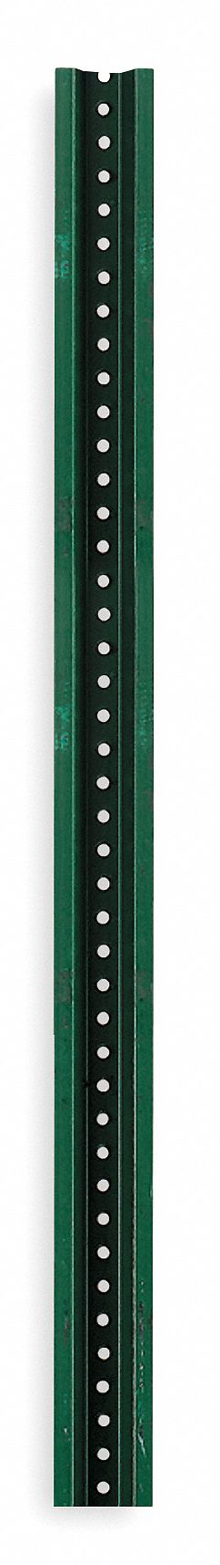 SIGN POST,6 FT. L,1-1/2 IN. D,GREEN