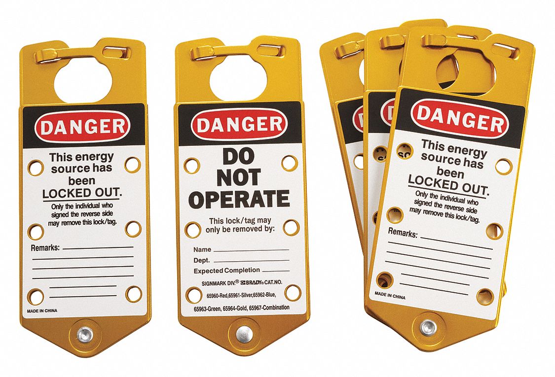 Labeled Lockout Hasp Snap-On 6 Lock PK5