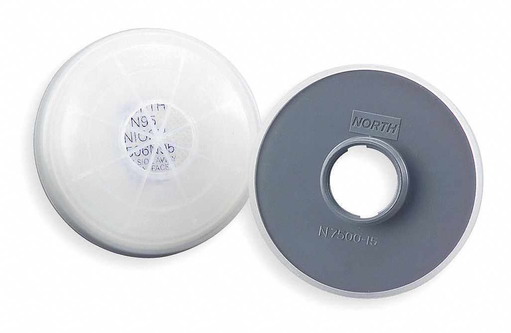 Filter: N95, White Color, Threaded, 2 PK