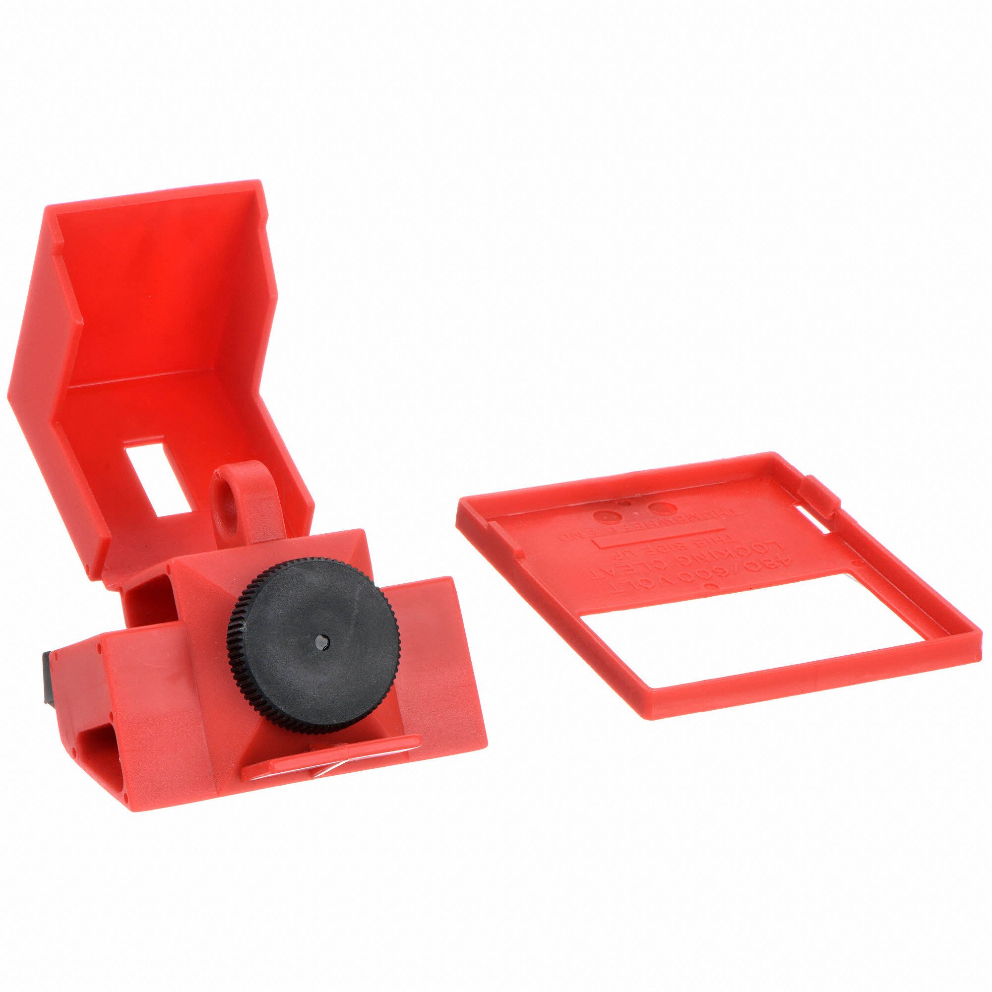 BRADY Single Pole Breaker Lockout, 480/600, Clamp-On Lockout Type