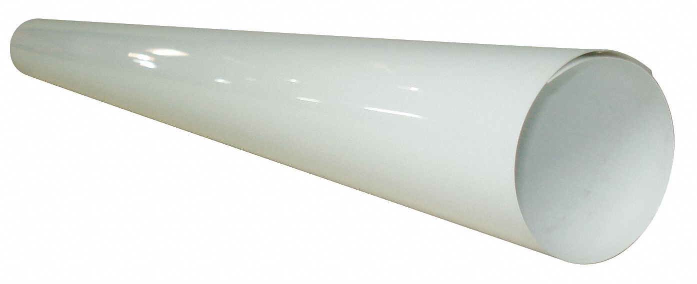 PIPE INSULATION JACKETING: PVC JACKET, FOR STRAIGHT RUNS FITTING, FOR 9½ IN MAX OD, WHITE