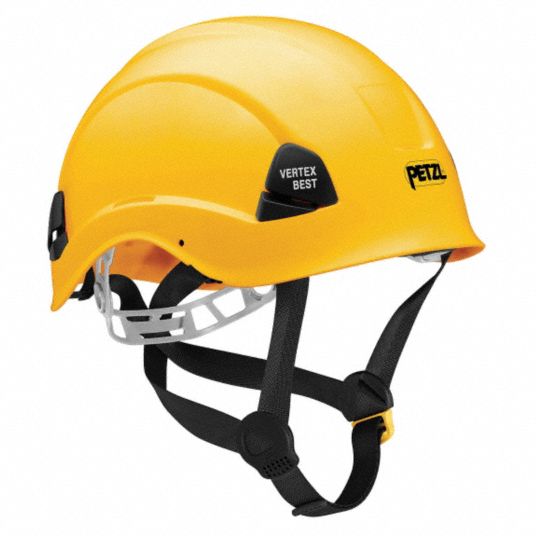 Petzl Yellow Rescue Helmet Shell Material Abs 6 Point Webbing Suspension Fits Hat Size 6 3 8 To 7 7 8 6tej8 A10bya Grainger