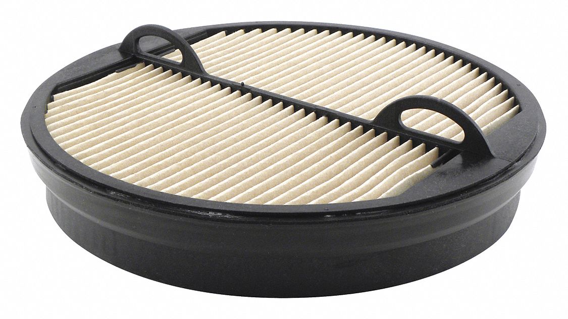 Automotive Air Filter: Round-Oval, Engine, Round, Channel Flow, 2 3/16 in Overall Ht