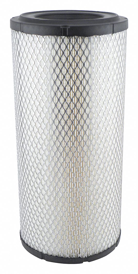 Automotive Air Filter: Round-Oval, Engine, Round, Radial Seal, 15 1/8 in Overall Ht