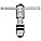 TAP WRENCH, T, SLIDING, #8 MIN. TAP SIZE, #0 MAX TAP SIZE, 2¾ IN L
