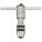 TAP WRENCH, T, SLIDING, #8 MIN. TAP SIZE, #0 MAX TAP SIZE, 2¾ IN L