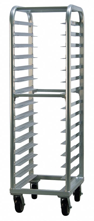 Bun Pan Rack: 15 Slots, 4 in Betw Shelves, 1, 000 lb Capac, 21 1/2 in Wd, 73 in Ht
