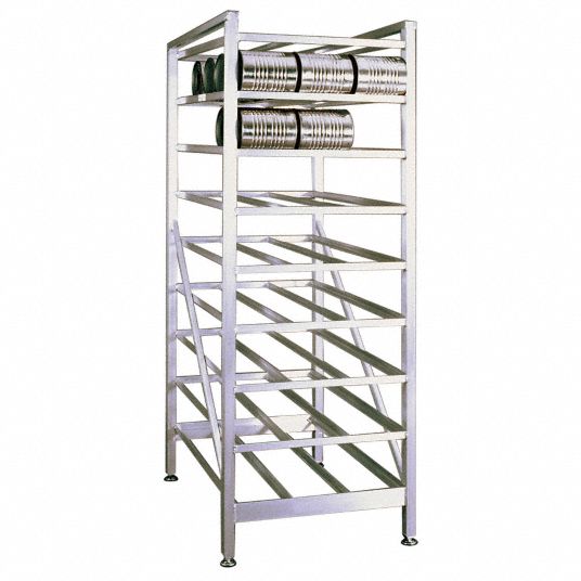 Regency CANRK162 Full Size Stationary Aluminum Can Rack for #10 and #5 Cans
