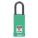 LOCKOUT PADLOCK, KEYED DIFFERENT, ALUMINUM, LONG BODY, STEEL, STD, GREEN, 1 PK