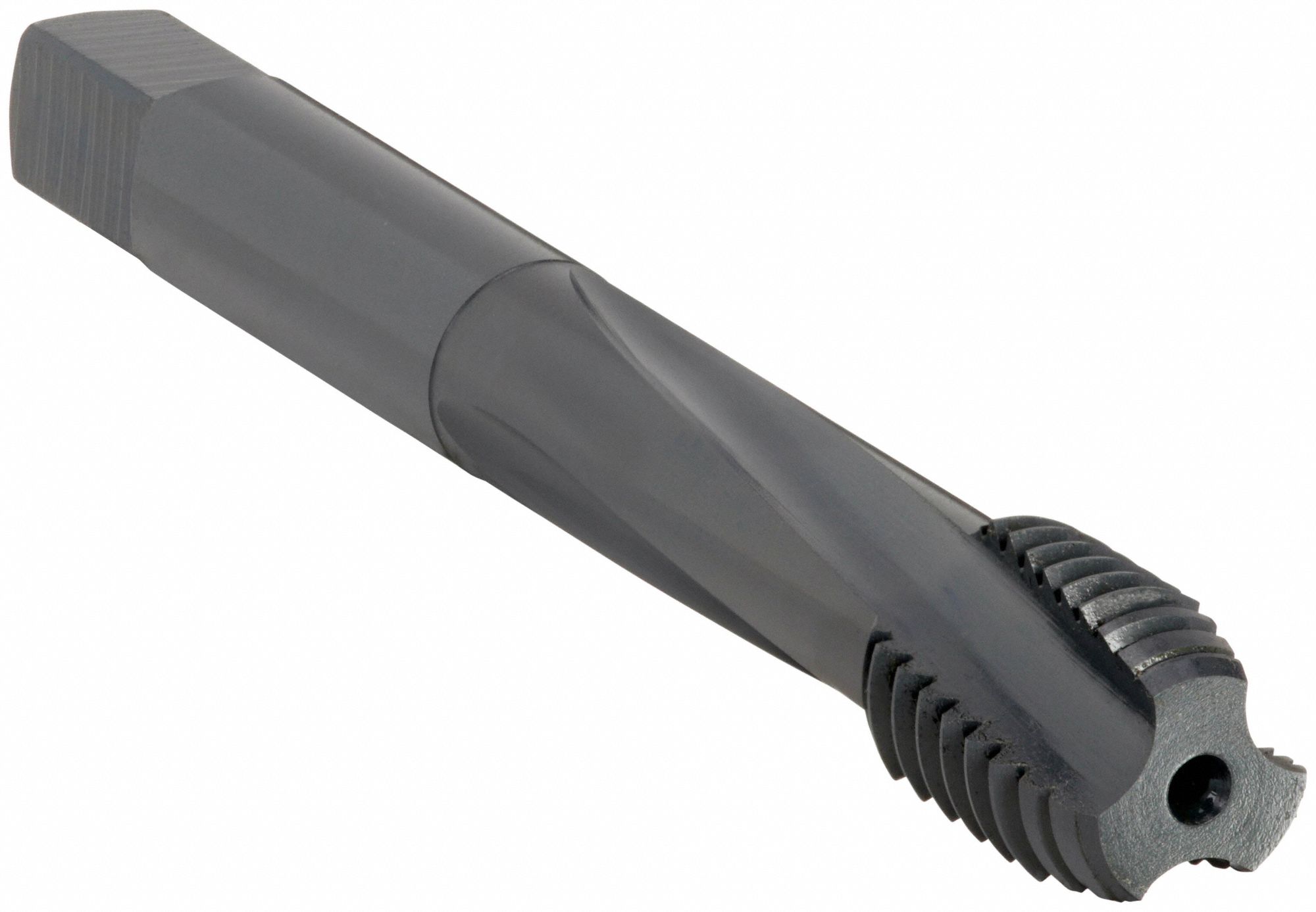 Spiral Flute Tap: M8x1.25 Thread Size, 10.00 mm Thread Lg, 69.00 mm Overall Lg, Right Hand, D5