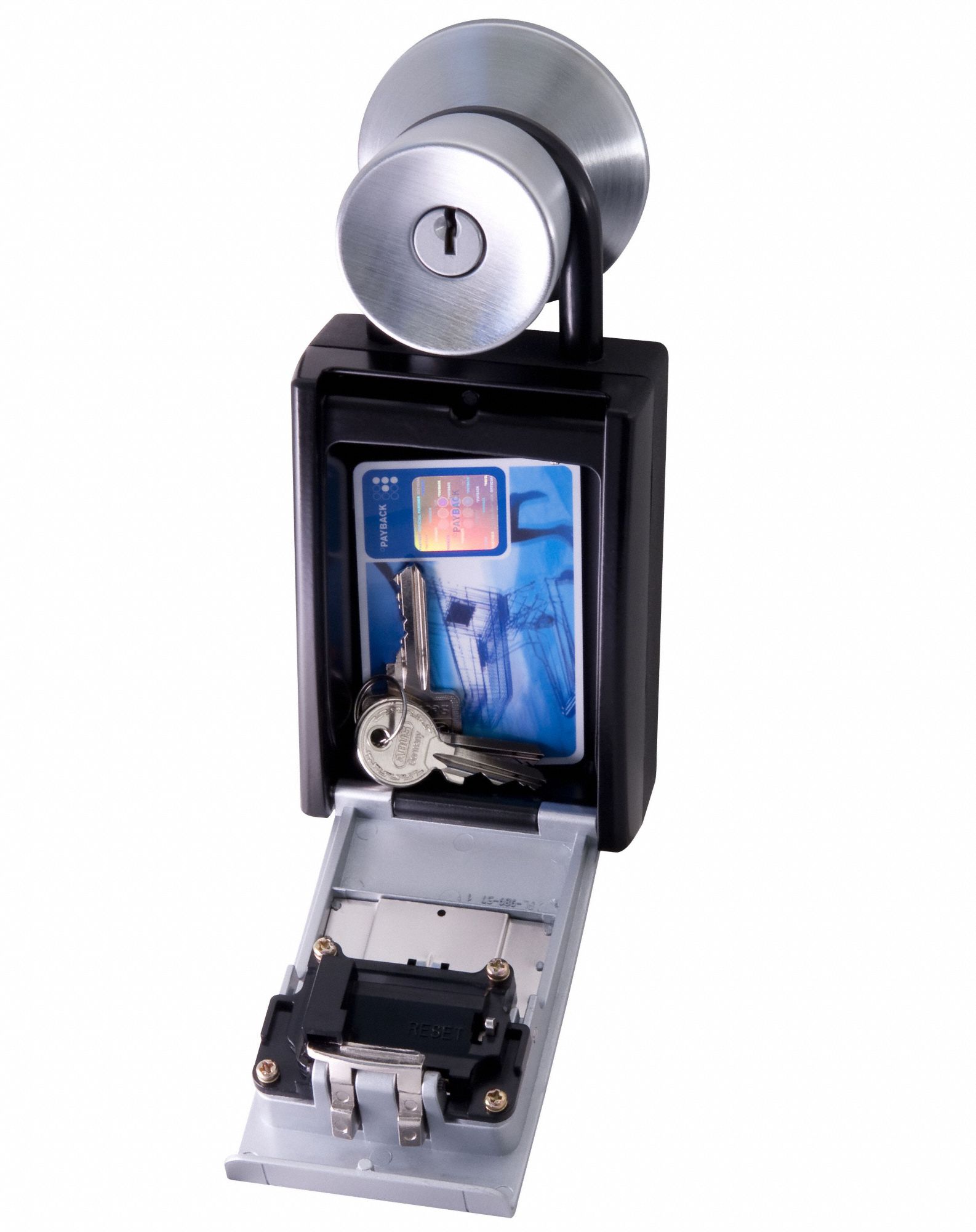 ABUS Lock Box Padlock, Combo, 20 Key Capacity, Metal 6TRV8797