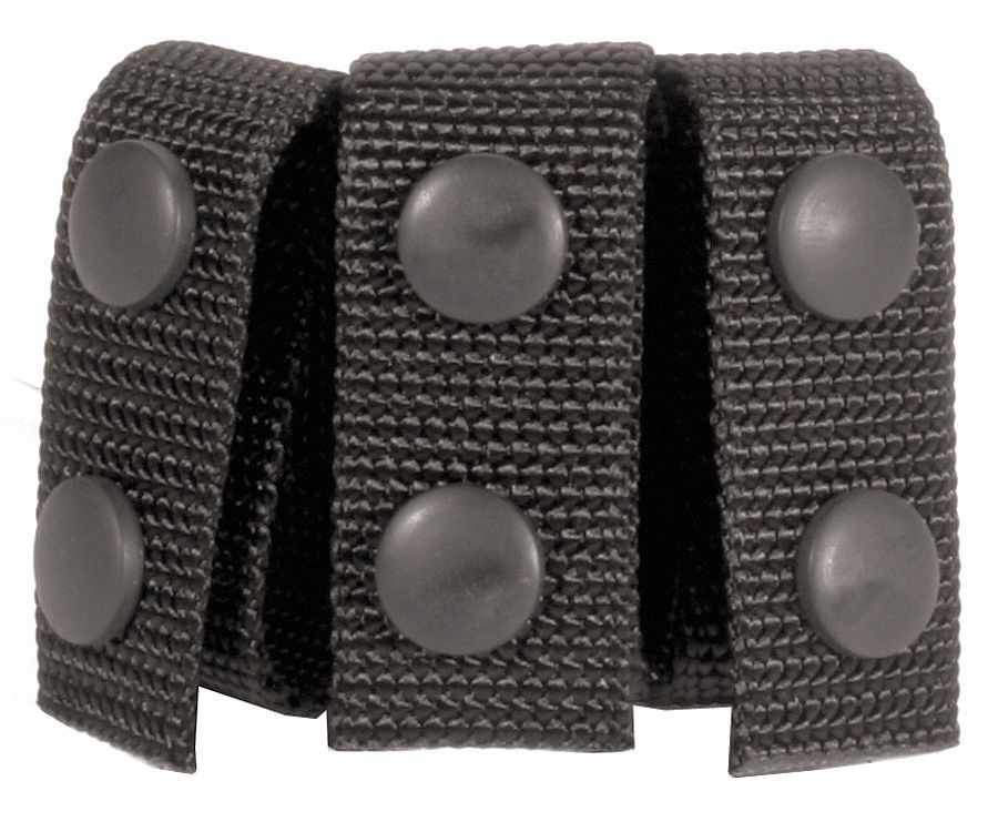 BLACKHAWK, Black, 4, Traditional Cordura Belt Keeper 6TTN644B350BK