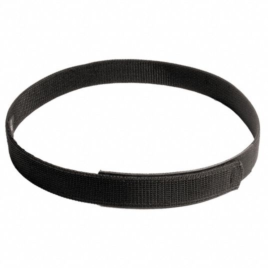 BLACKHAWK Inner Belt With Hook and Loop, Nylon Web, Black, Width: 1 1/2 ...