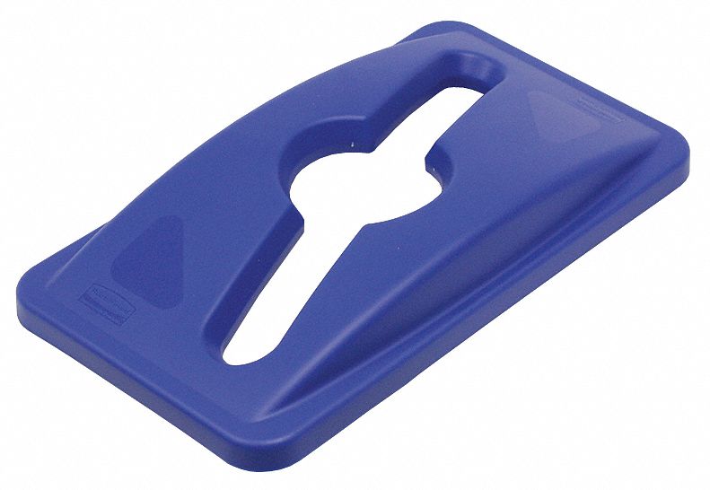 ALL-PURPOSE RECYCLING TOP,POLY,BLUE