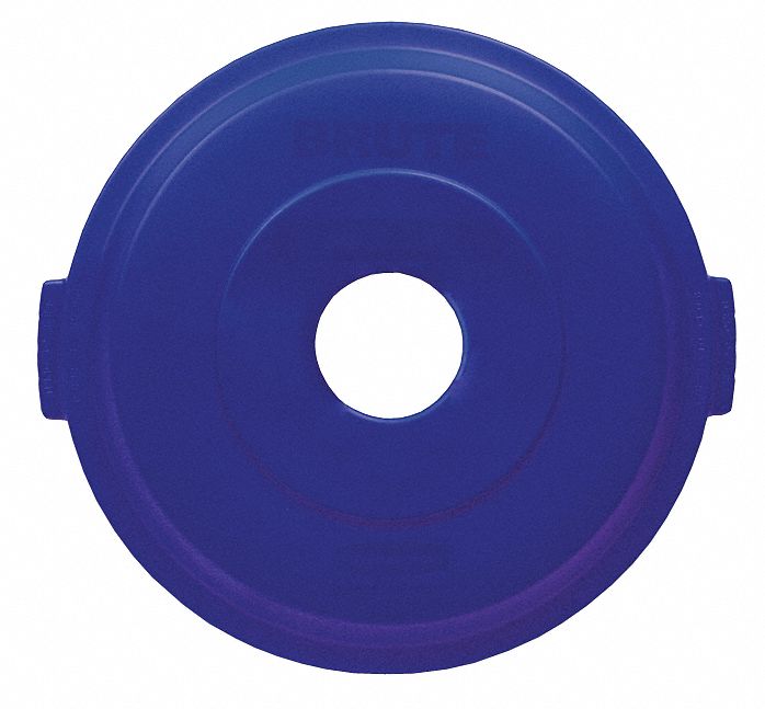 BOTTLE/CAN RECYCLING TOP,HDPE,BLUE