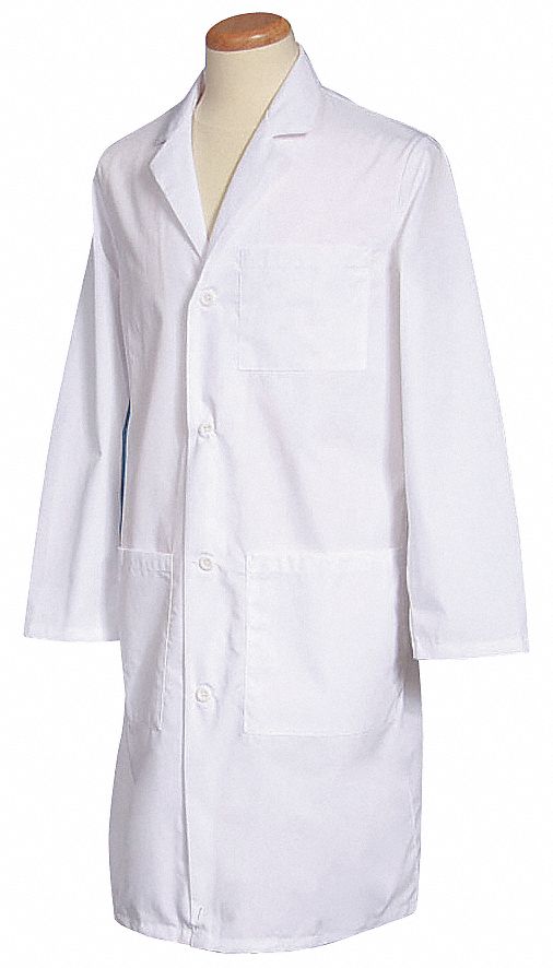 FASHION SEAL, Polyester/Cotton, Button Closure, Lab Coat