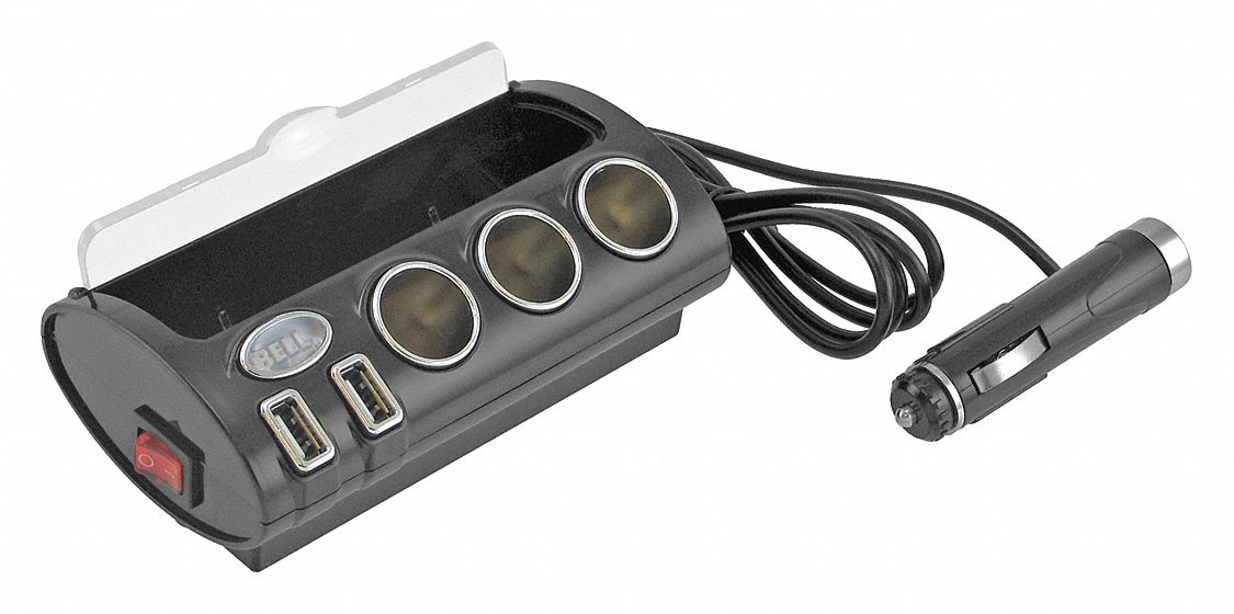 5 Outlet 12V Power Station Dash Mount