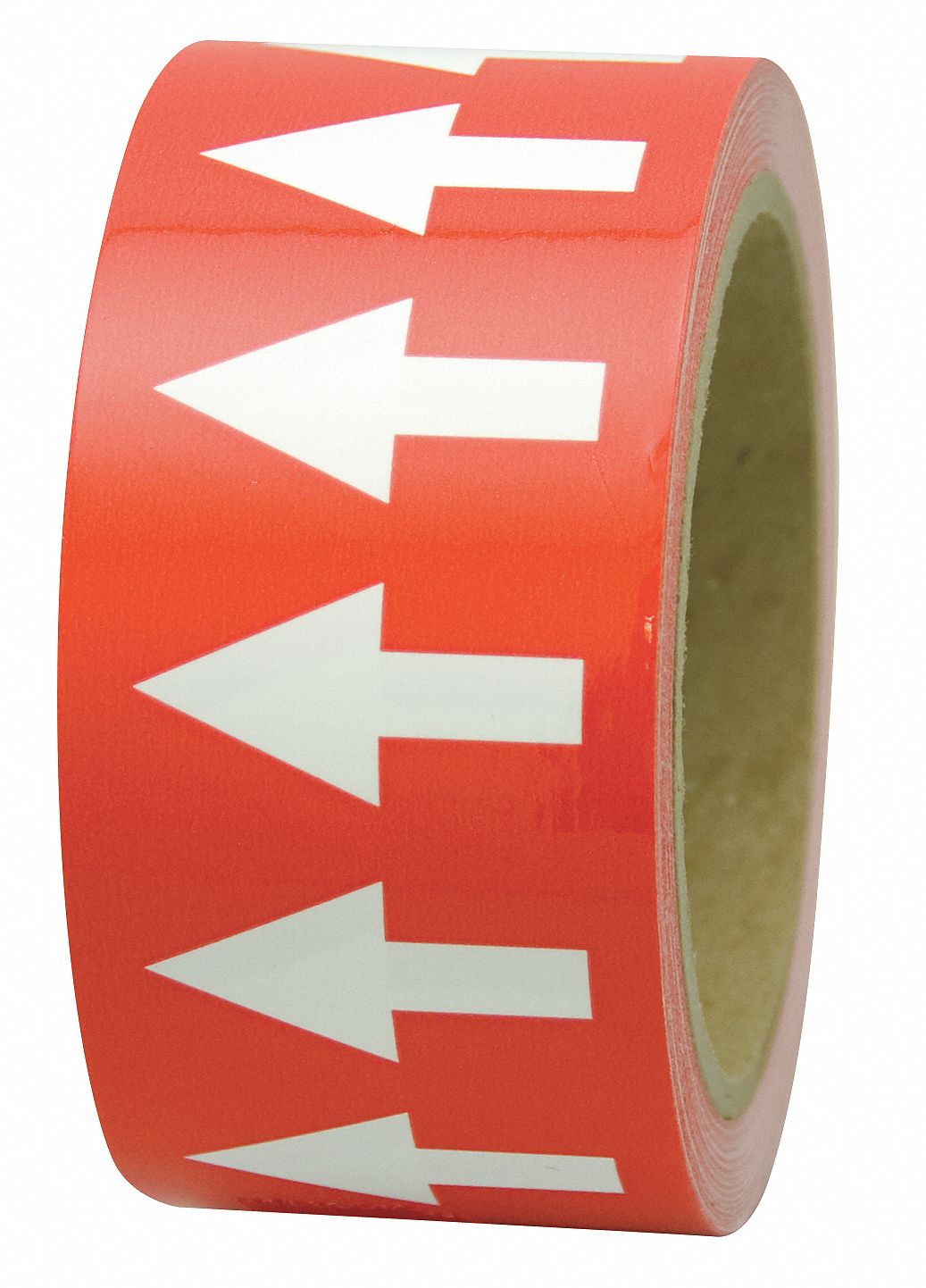 MANUFACTURING Arrow Tape, Background Color Red, Polyethylene