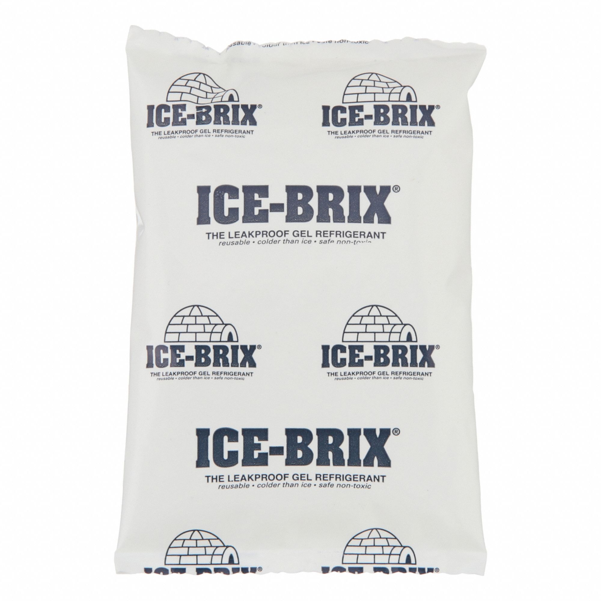 Freezer Pack: Leak Proof Cold Pack, 6 oz Wt, 5 1/2 in Lg, 4 in Wd, 48 PK