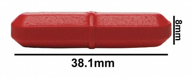Stirring Bar, 38.1 mm L, 8 mm Dia, Oct