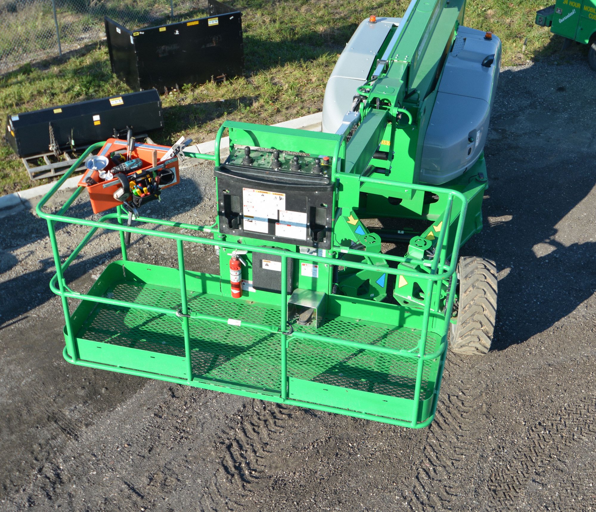 AERIAL TOOL BIN Tool Organizer, Orange 6TWA4ATB1312 Grainger