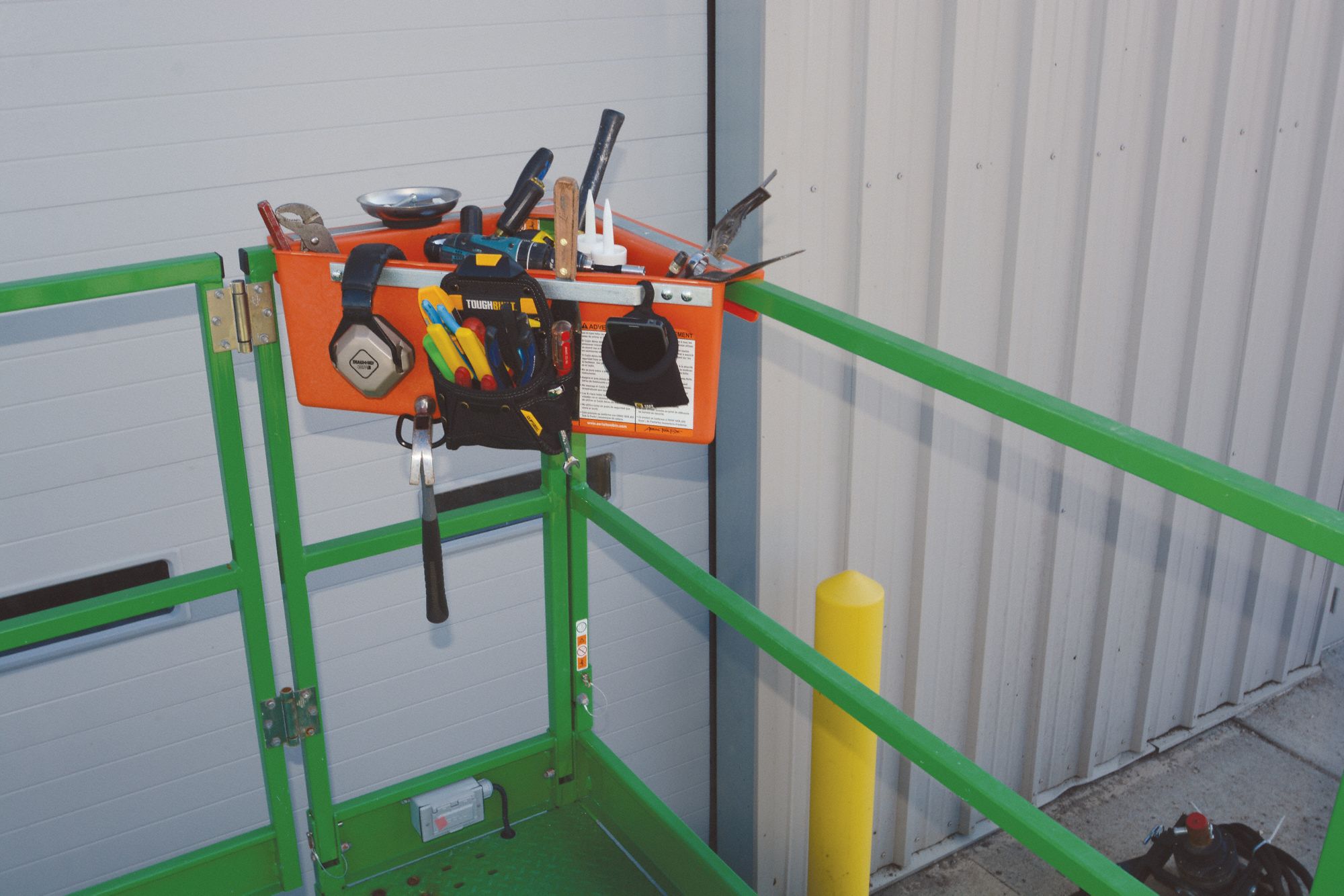 AERIAL TOOL BIN Tool Organizer, Orange 6TWA4ATB1312 Grainger