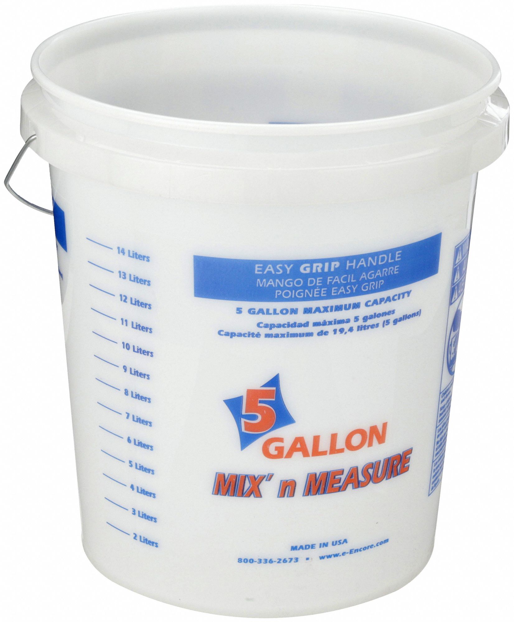 PAINT PAIL,20 QT,HI DENSITY POLYETH