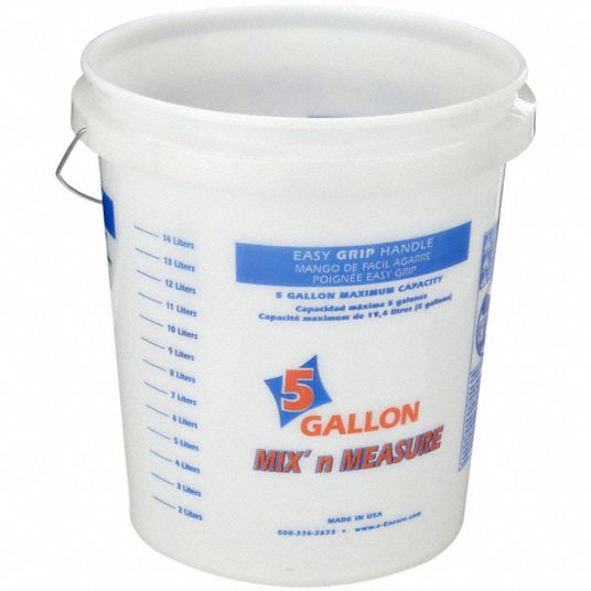 plastic paint container 1 3 gallon