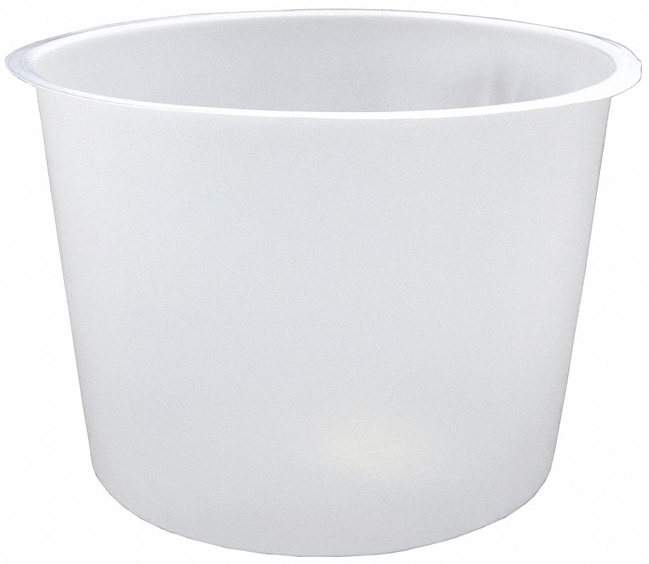 Paint Pail Liner: 5 qt Capacity, 6 1/8 in, 9 1/4 in Overall Lg, 9 1/4 in Overall Wd