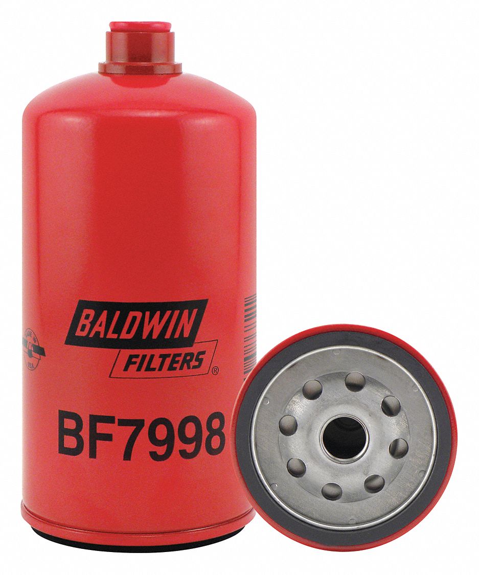 BALDWIN FILTERS Fuel Filter, SpinOn Filter Design 6TWC7BF7998