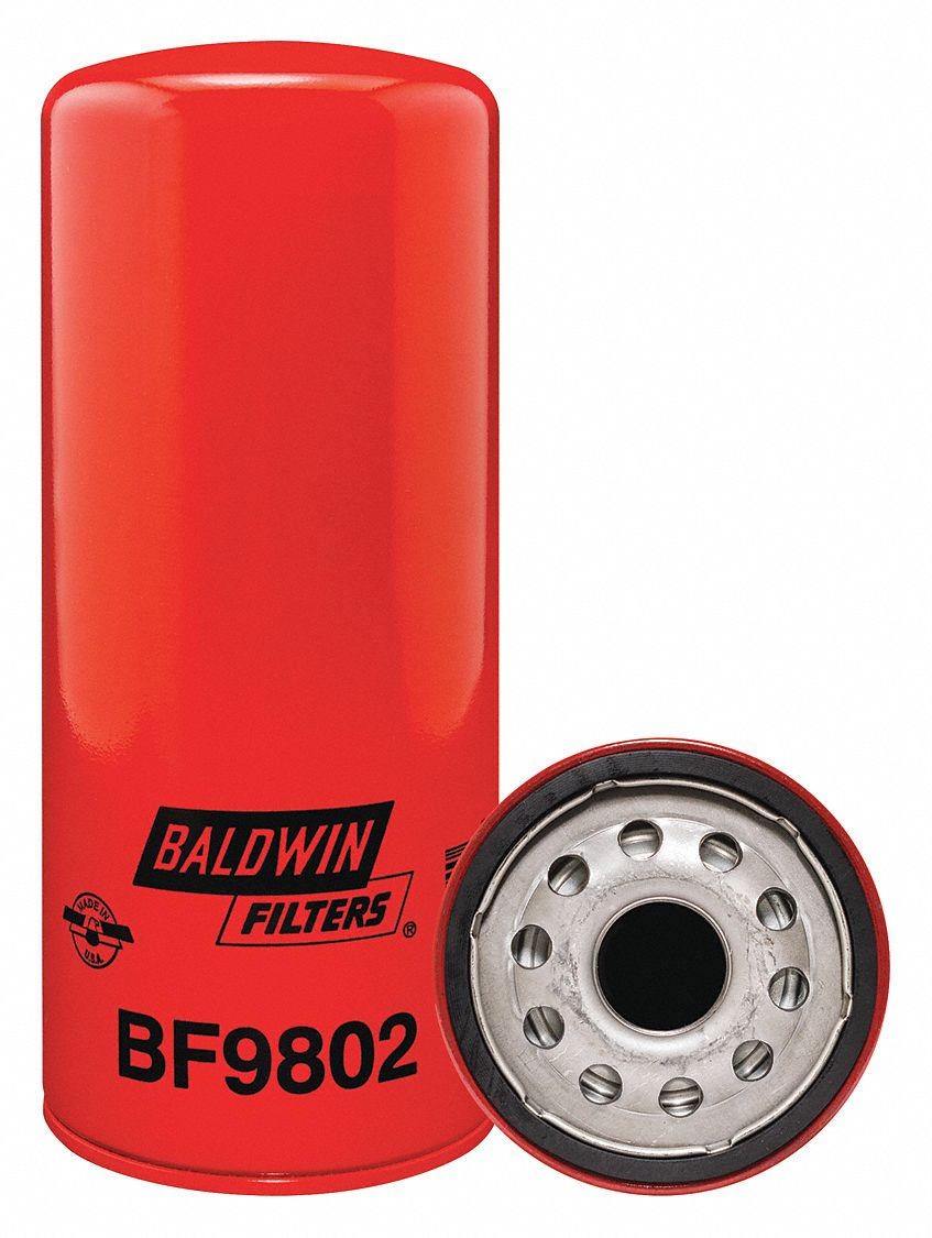 Fuel Filter: Spin-On, 4 1/4 in Outside Dia, M32 x 1.50 Thread Size, Cellulose, MTU