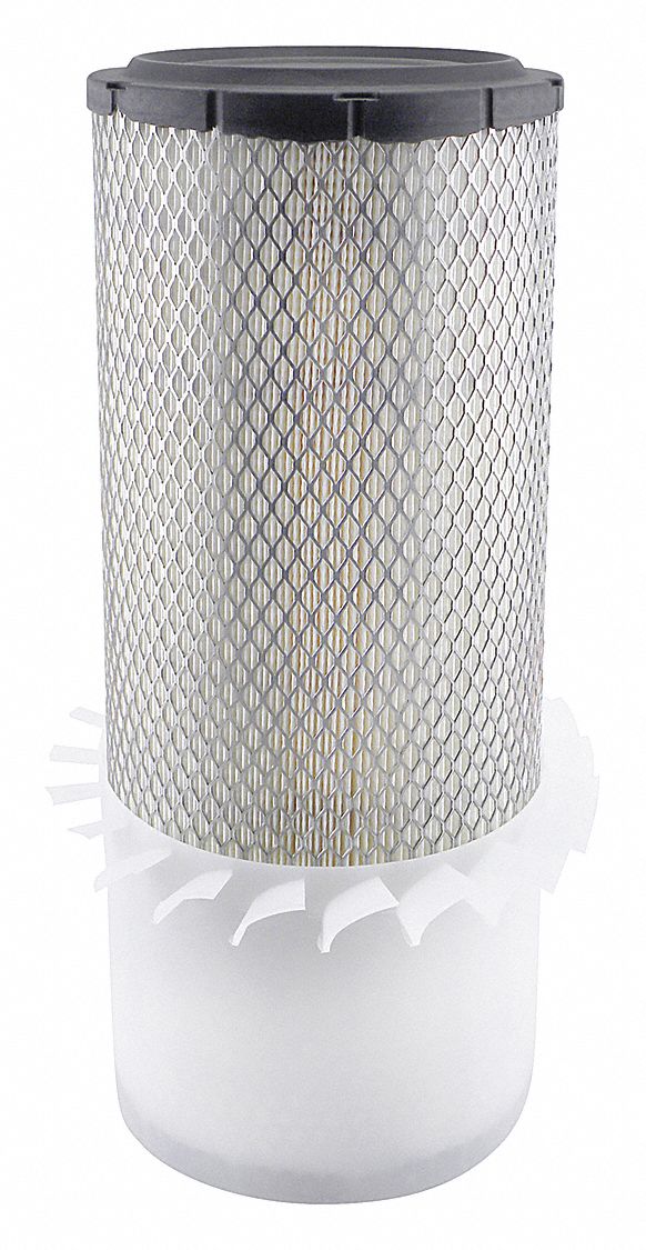 Automotive Air Filter: Round-Oval, Engine, Round, Radial Seal, 7 in Outside Dia