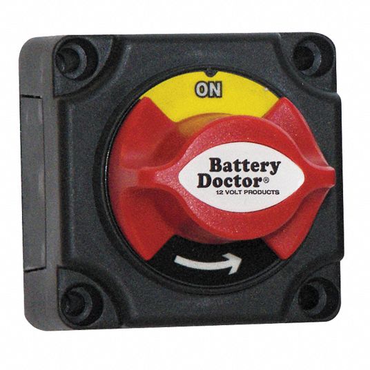 BATTERY DOCTOR Battery Disconnect Switch Negative, 12/24/24V, 300A
