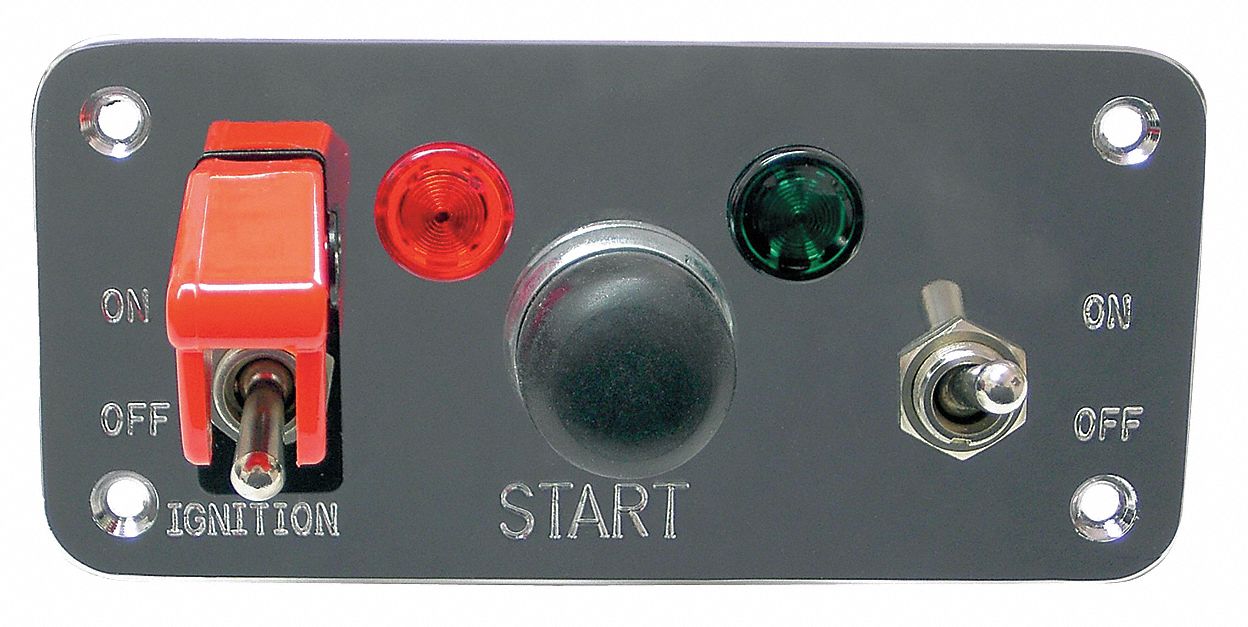 BATTERY DOCTOR Start/Ignition Accessory Panel, Silver 6TXE320283