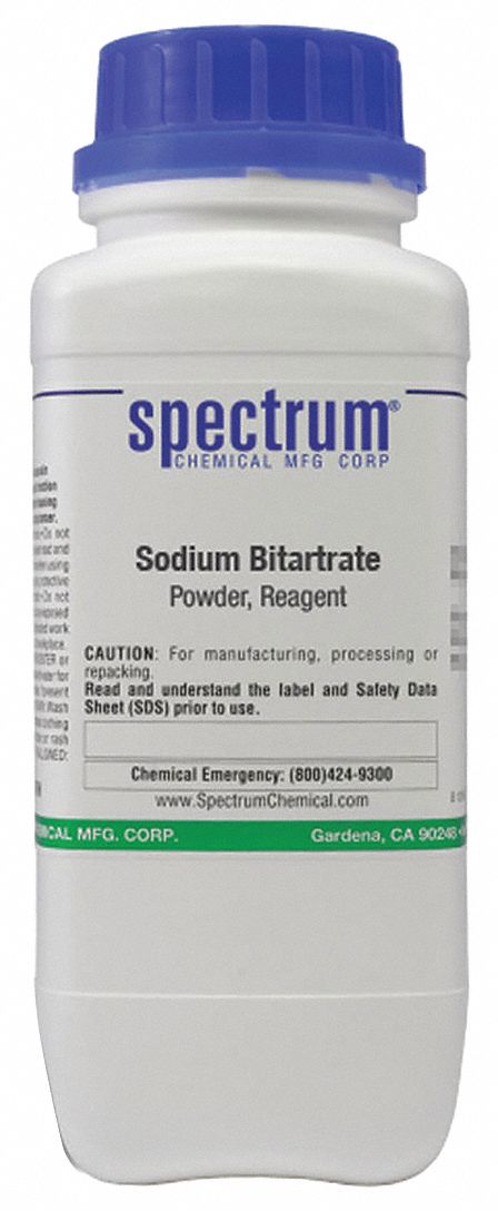 Sodium Bitartrate, Pwdr, Rgnt, 500g