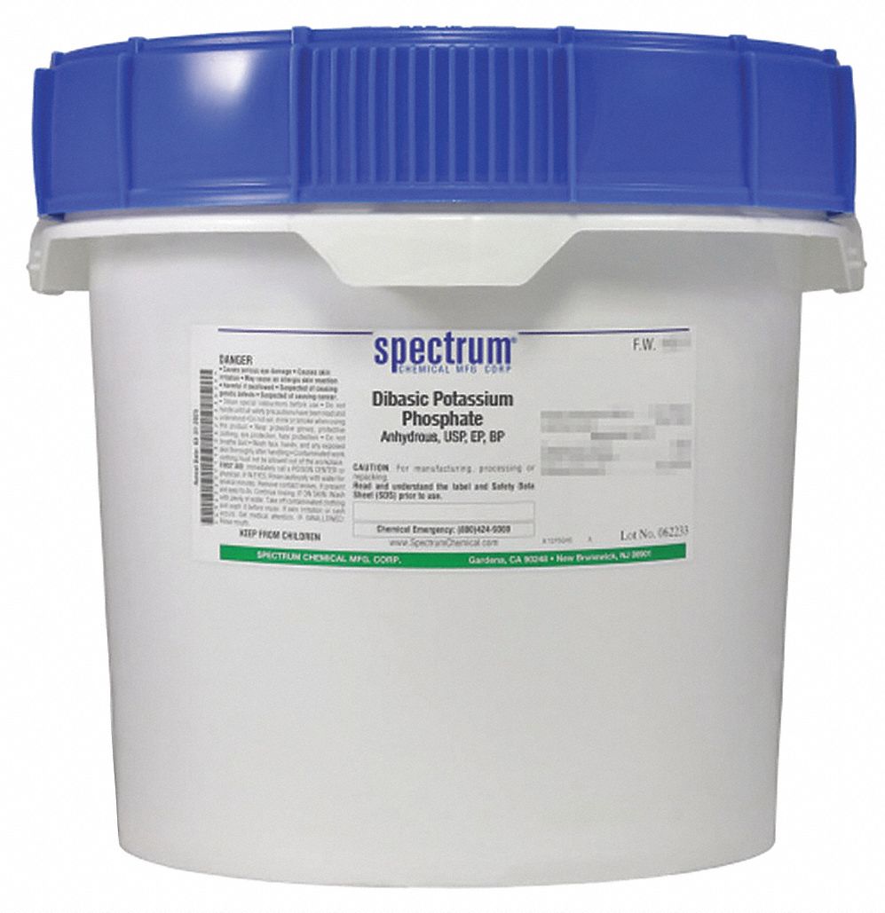 Dibasic K Phspht, Anhdrs, USP, EP, BP, 12kg