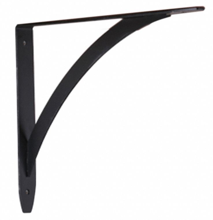 Shelf Bracket: 9 3/4 in Lg, 7 1/4 in Ht, 1 in Wd, 50 lb Capacity